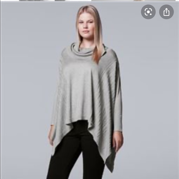 NWOT Simple Vera Cape Sweater - Picture 1 of 5